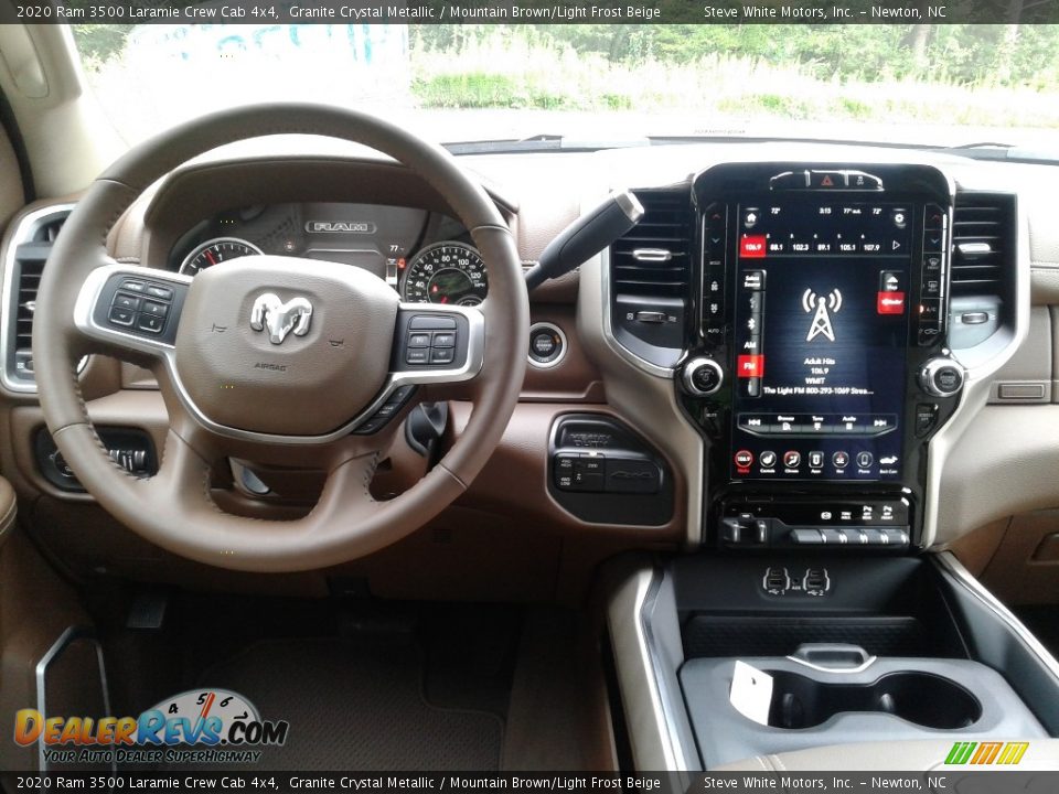 2020 Ram 3500 Laramie Crew Cab 4x4 Granite Crystal Metallic / Mountain Brown/Light Frost Beige Photo #19