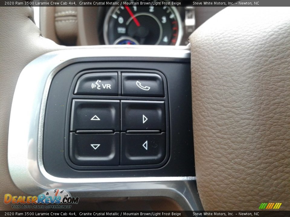 2020 Ram 3500 Laramie Crew Cab 4x4 Granite Crystal Metallic / Mountain Brown/Light Frost Beige Photo #20