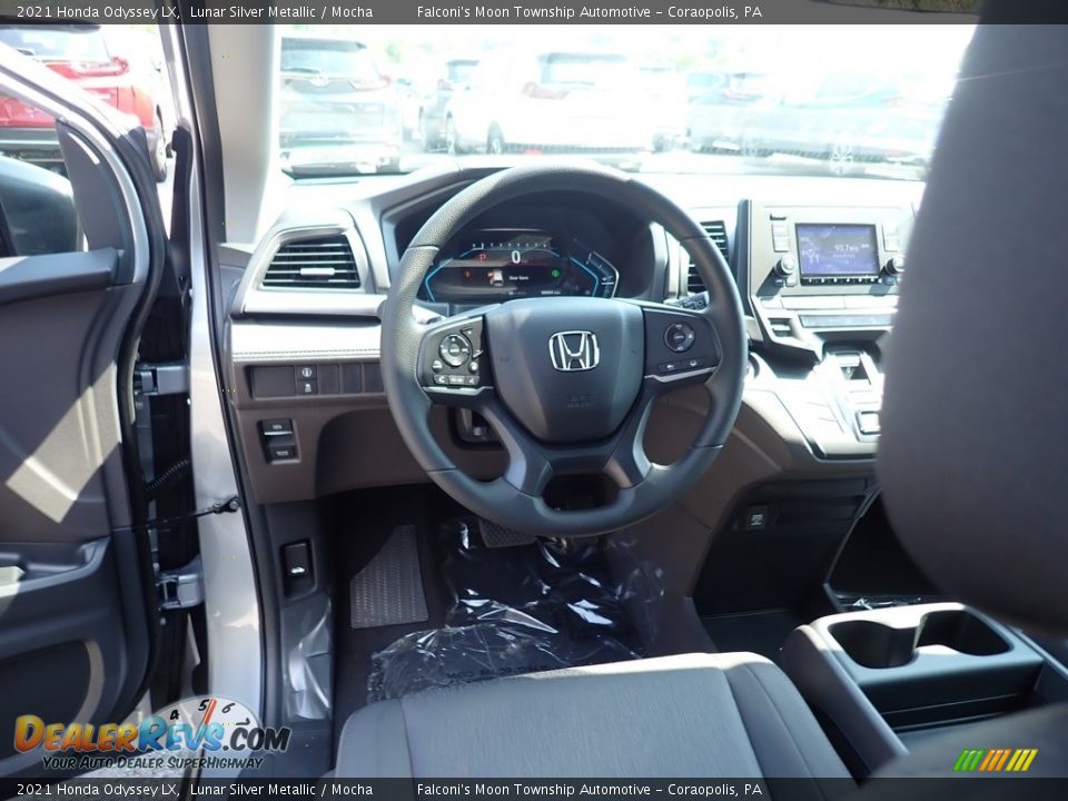 2021 Honda Odyssey LX Lunar Silver Metallic / Mocha Photo #11