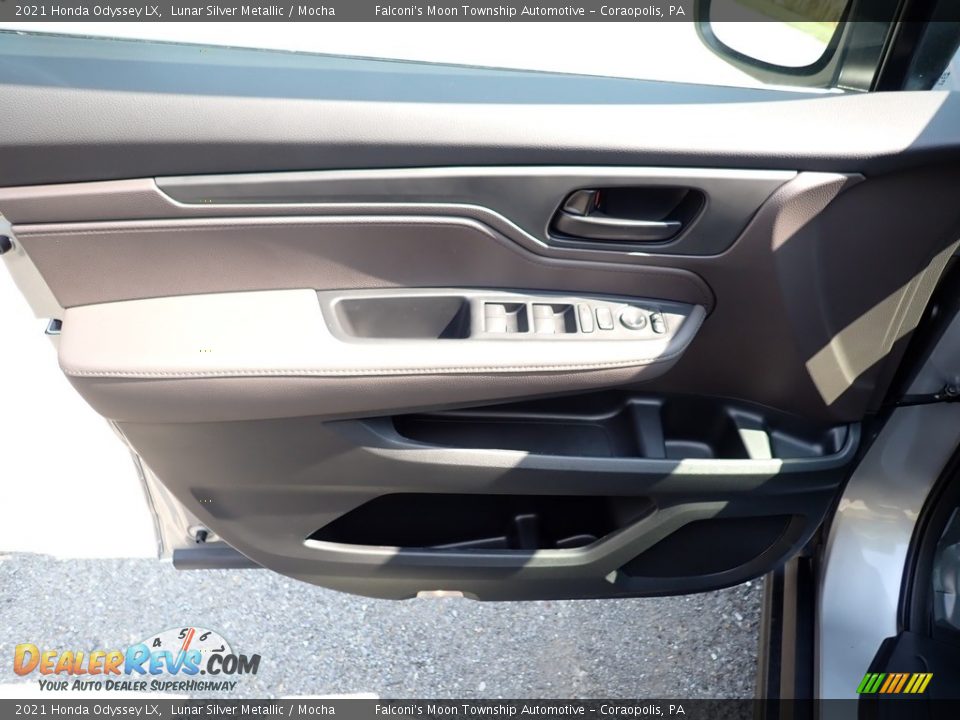 2021 Honda Odyssey LX Lunar Silver Metallic / Mocha Photo #12