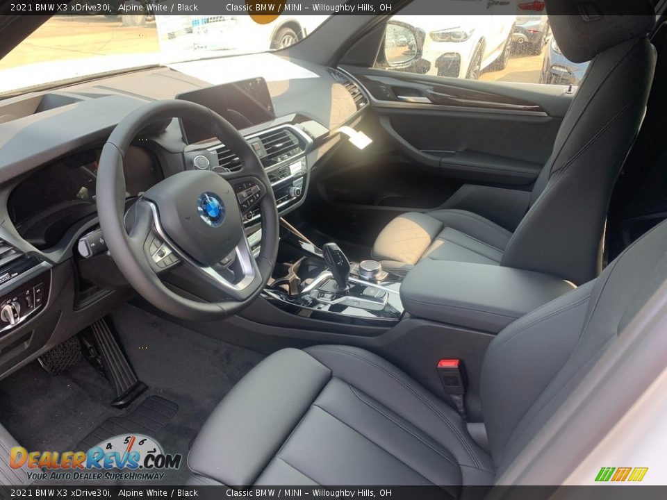 2021 BMW X3 xDrive30i Alpine White / Black Photo #3