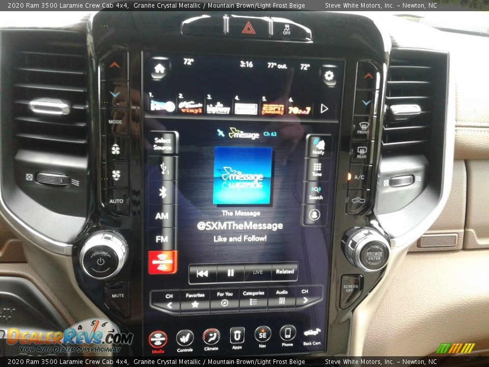 2020 Ram 3500 Laramie Crew Cab 4x4 Granite Crystal Metallic / Mountain Brown/Light Frost Beige Photo #24