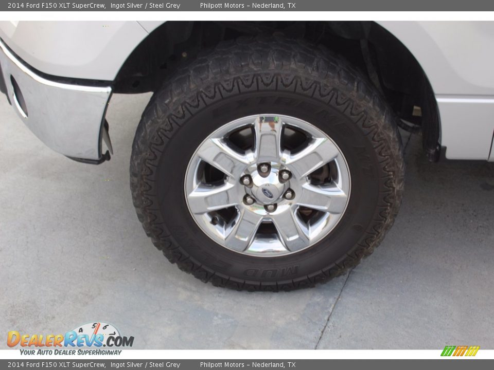 2014 Ford F150 XLT SuperCrew Ingot Silver / Steel Grey Photo #5