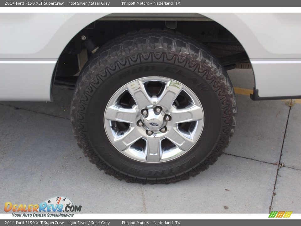 2014 Ford F150 XLT SuperCrew Ingot Silver / Steel Grey Photo #6