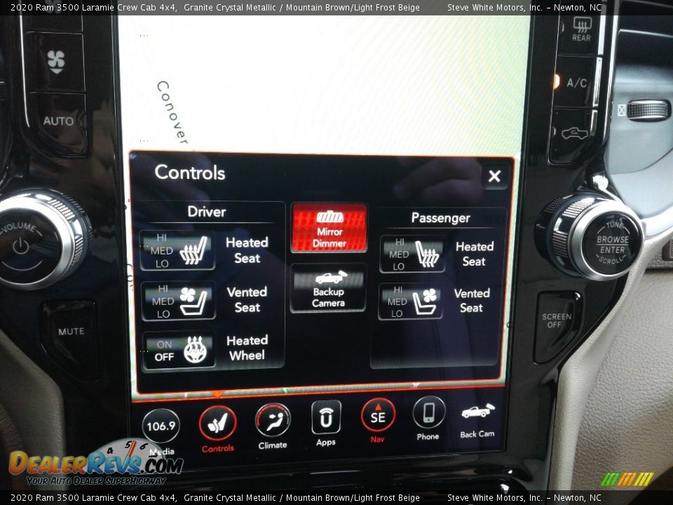 2020 Ram 3500 Laramie Crew Cab 4x4 Granite Crystal Metallic / Mountain Brown/Light Frost Beige Photo #26
