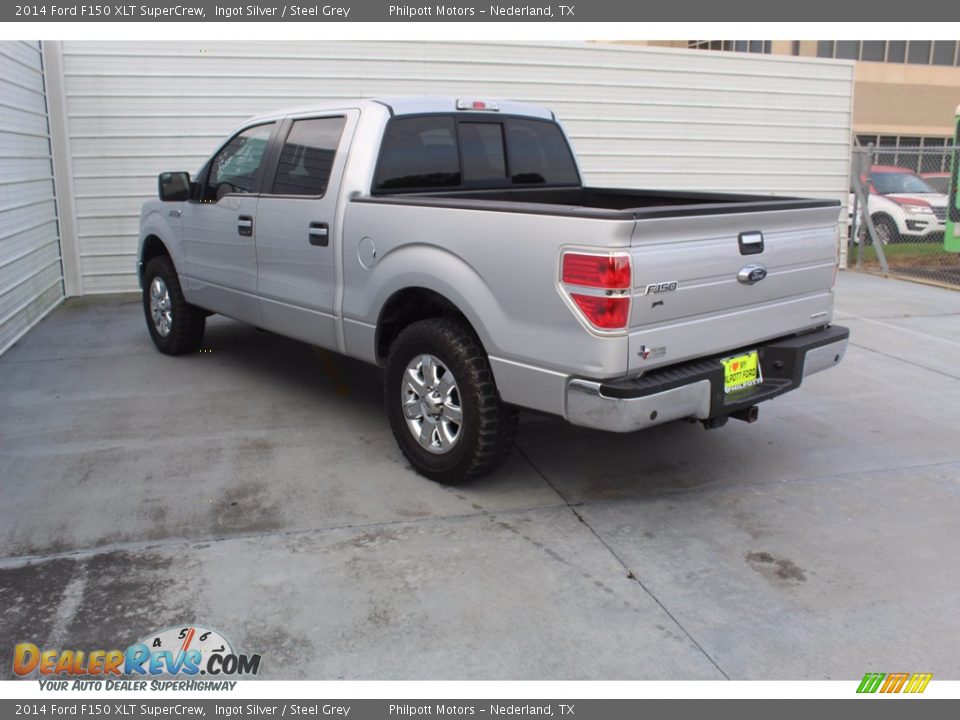 2014 Ford F150 XLT SuperCrew Ingot Silver / Steel Grey Photo #7