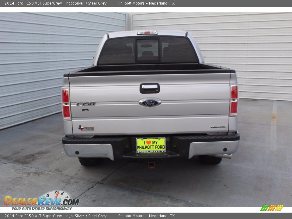 2014 Ford F150 XLT SuperCrew Ingot Silver / Steel Grey Photo #8