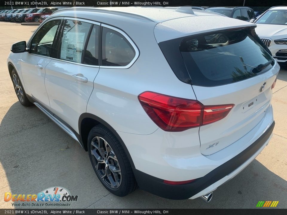 2021 BMW X1 sDrive28i Alpine White / Black Photo #2