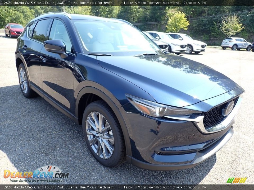 2020 Mazda CX-5 Grand Touring AWD Eternal Blue Mica / Parchment Photo #3