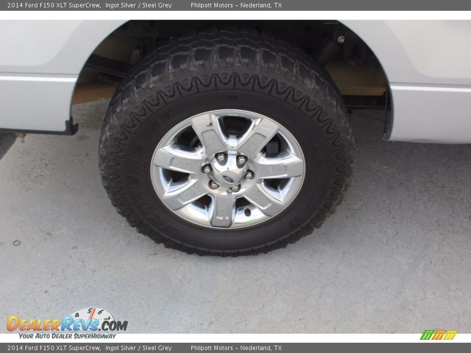 2014 Ford F150 XLT SuperCrew Ingot Silver / Steel Grey Photo #10