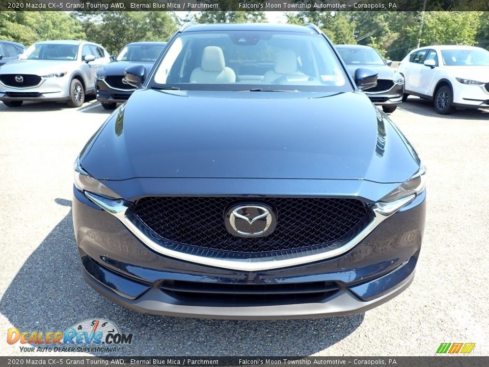 2020 Mazda CX-5 Grand Touring AWD Eternal Blue Mica / Parchment Photo #4