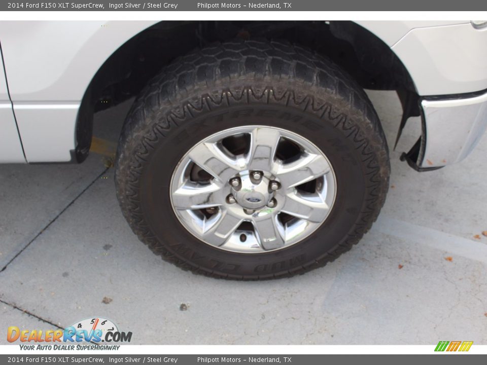 2014 Ford F150 XLT SuperCrew Ingot Silver / Steel Grey Photo #11