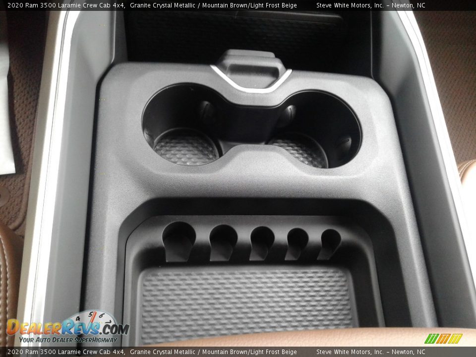 2020 Ram 3500 Laramie Crew Cab 4x4 Granite Crystal Metallic / Mountain Brown/Light Frost Beige Photo #30
