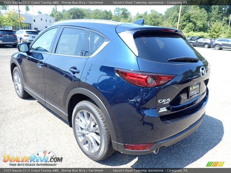 2020 Mazda CX-5 Grand Touring AWD Eternal Blue Mica / Parchment Photo #6