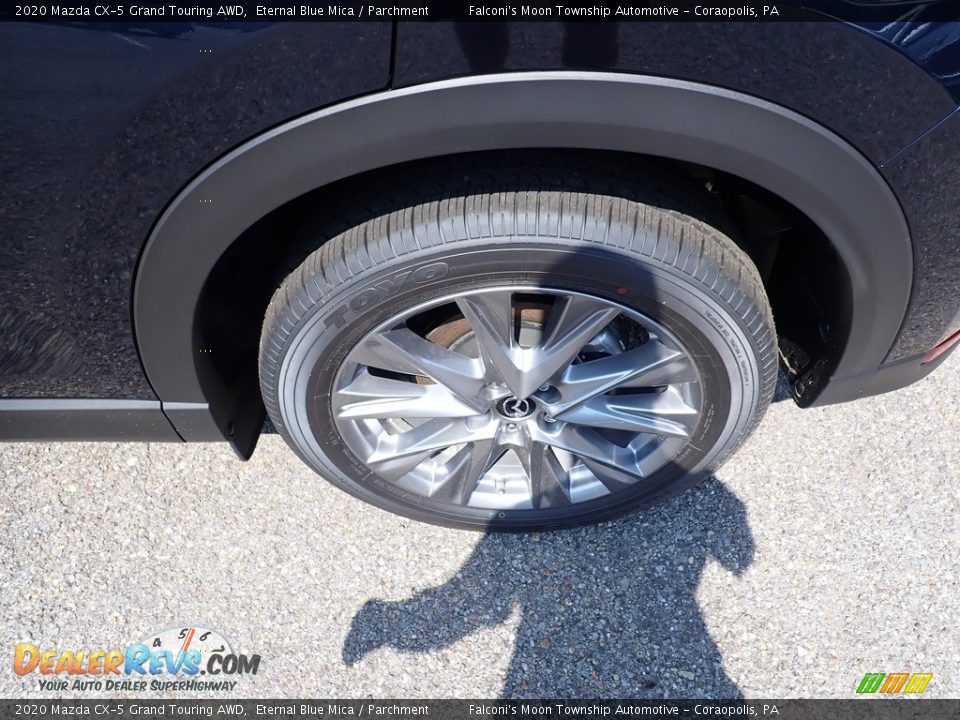 2020 Mazda CX-5 Grand Touring AWD Eternal Blue Mica / Parchment Photo #7