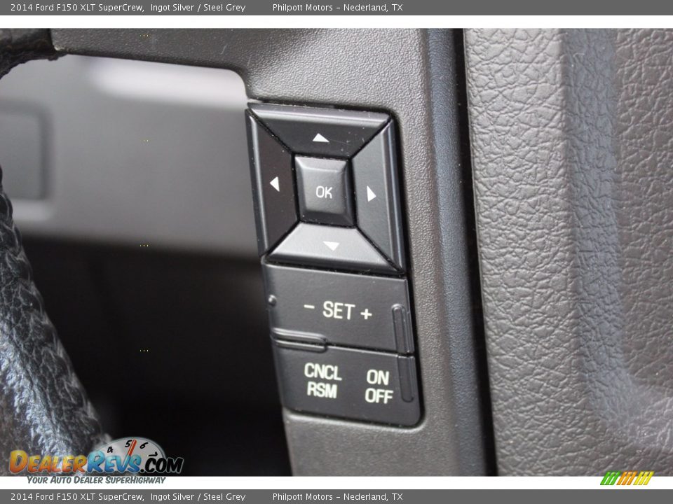 2014 Ford F150 XLT SuperCrew Ingot Silver / Steel Grey Photo #15