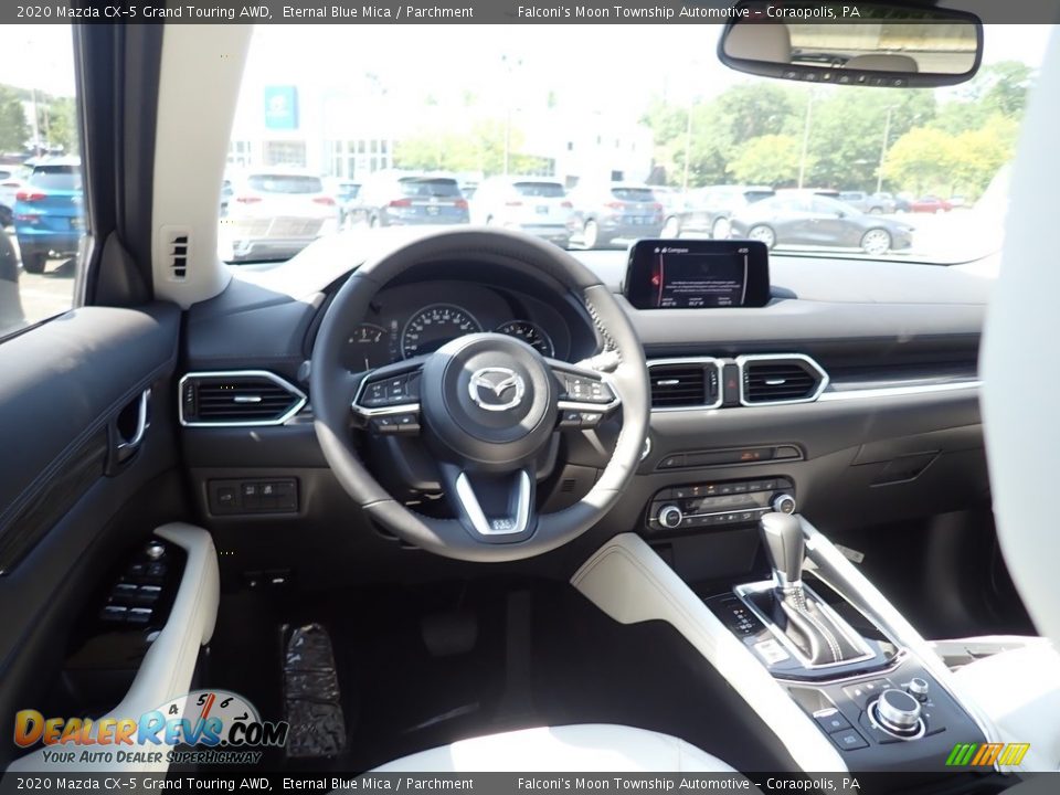 2020 Mazda CX-5 Grand Touring AWD Eternal Blue Mica / Parchment Photo #9