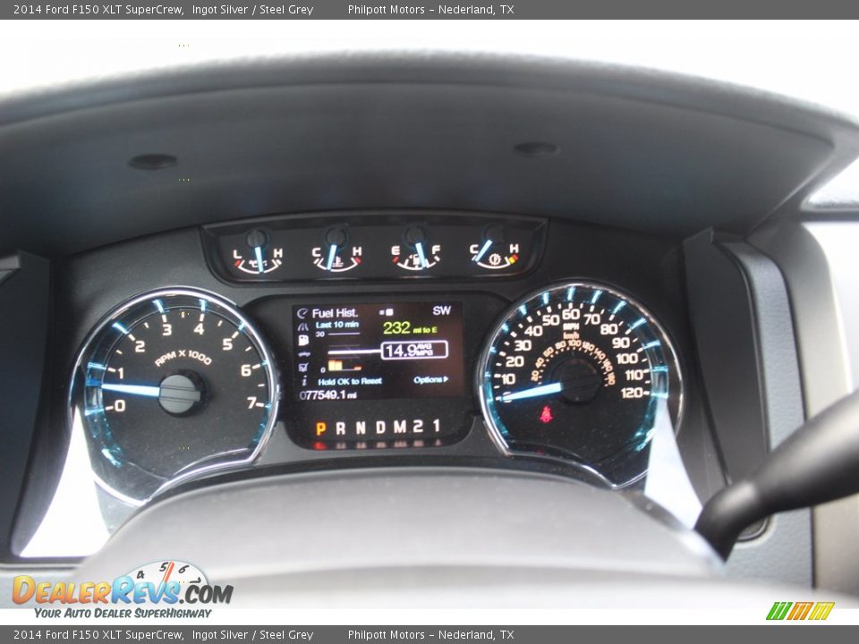 2014 Ford F150 XLT SuperCrew Ingot Silver / Steel Grey Photo #17