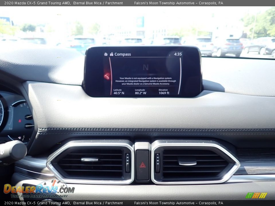 2020 Mazda CX-5 Grand Touring AWD Eternal Blue Mica / Parchment Photo #13