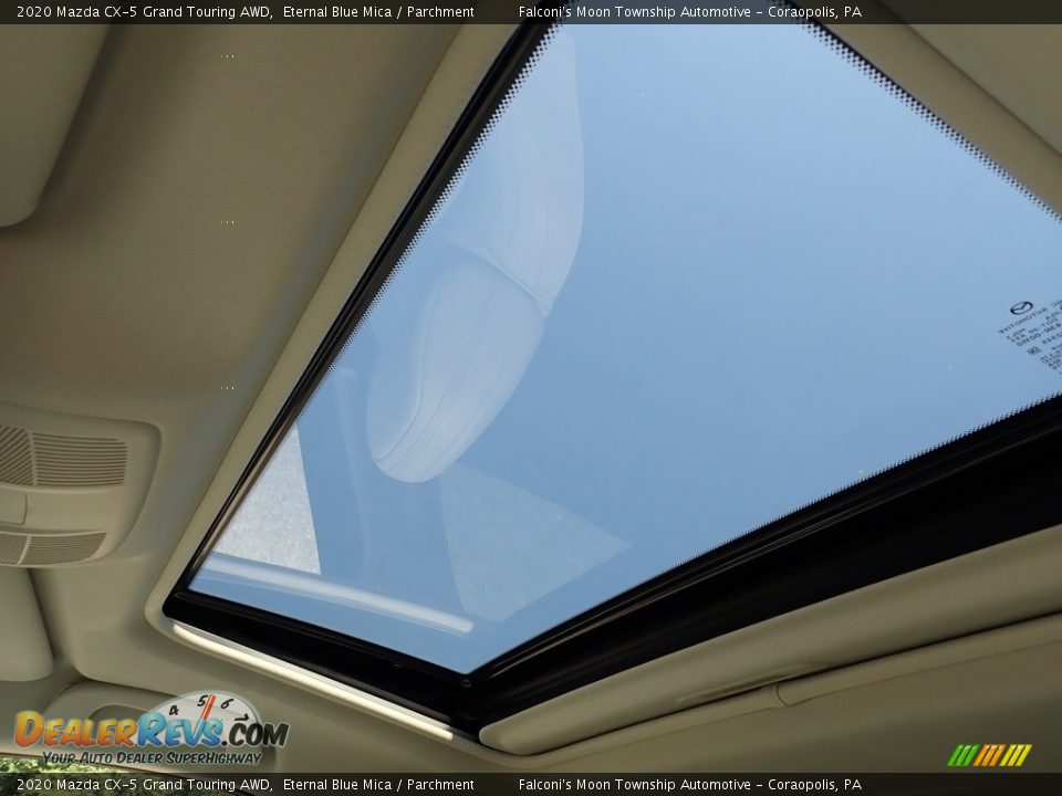2020 Mazda CX-5 Grand Touring AWD Eternal Blue Mica / Parchment Photo #15