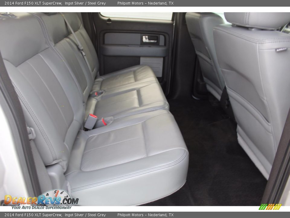 2014 Ford F150 XLT SuperCrew Ingot Silver / Steel Grey Photo #27