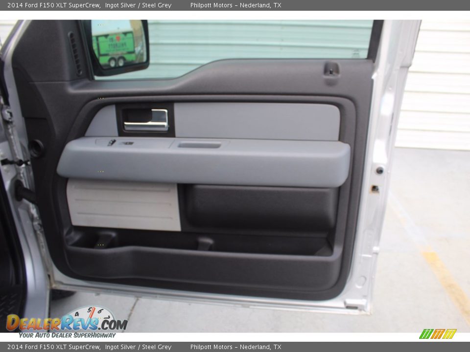 2014 Ford F150 XLT SuperCrew Ingot Silver / Steel Grey Photo #28