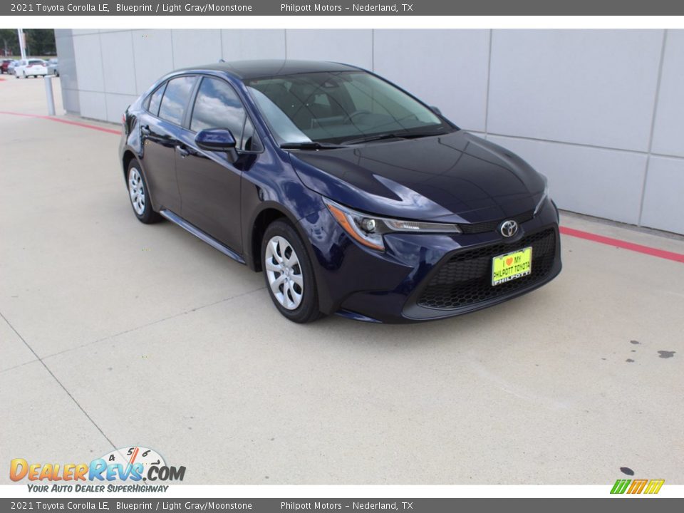 2021 Toyota Corolla LE Blueprint / Light Gray/Moonstone Photo #2