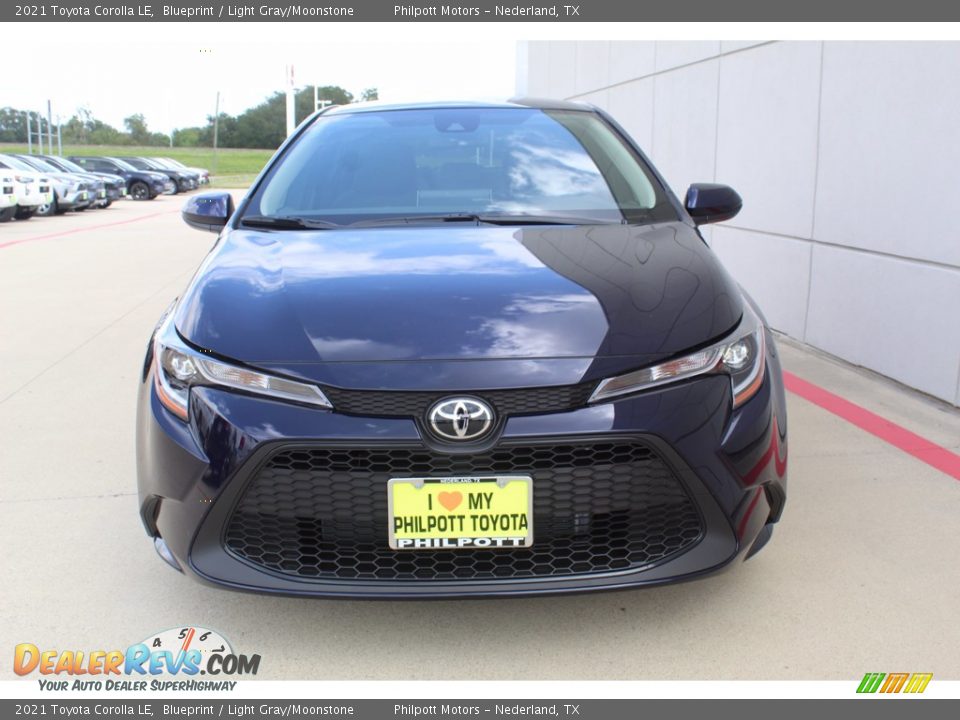 2021 Toyota Corolla LE Blueprint / Light Gray/Moonstone Photo #3