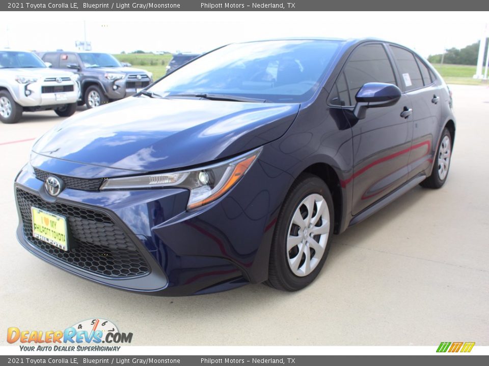 2021 Toyota Corolla LE Blueprint / Light Gray/Moonstone Photo #4