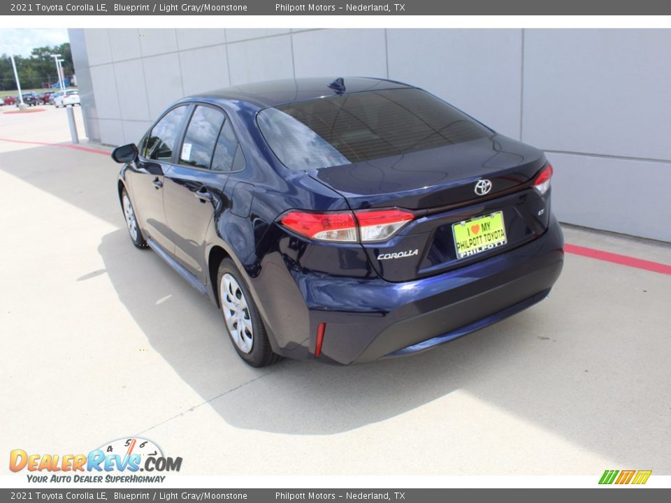 2021 Toyota Corolla LE Blueprint / Light Gray/Moonstone Photo #6
