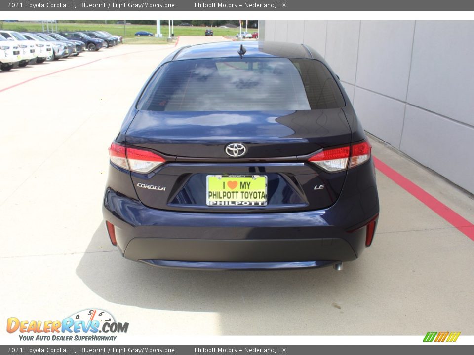 2021 Toyota Corolla LE Blueprint / Light Gray/Moonstone Photo #7
