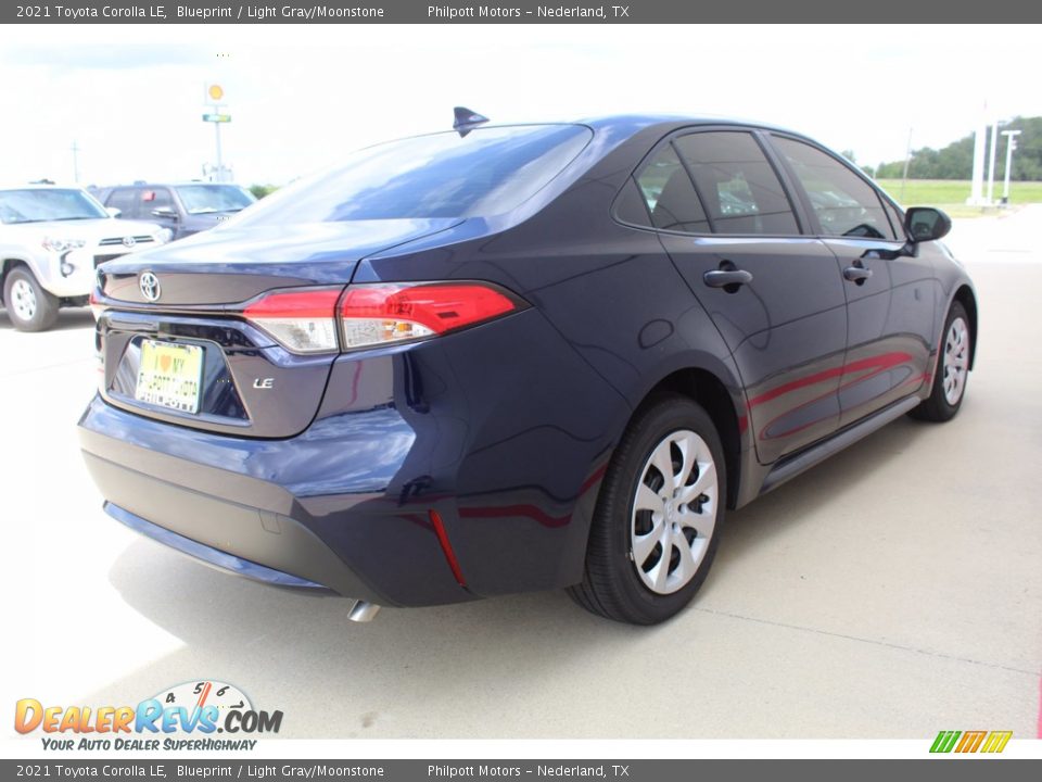 2021 Toyota Corolla LE Blueprint / Light Gray/Moonstone Photo #8