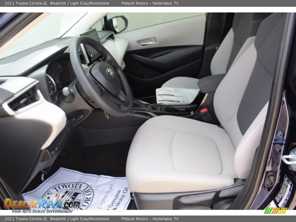 2021 Toyota Corolla LE Blueprint / Light Gray/Moonstone Photo #10