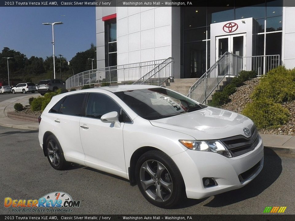 2013 Toyota Venza XLE AWD Classic Silver Metallic / Ivory Photo #1