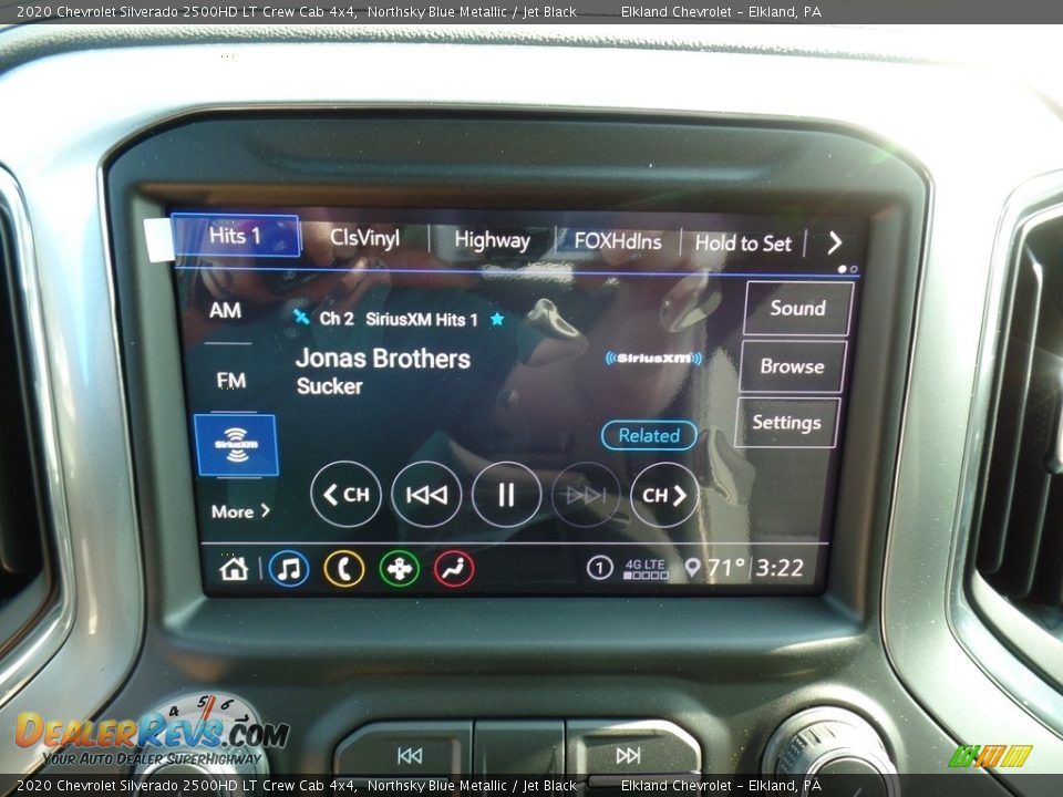 2020 Chevrolet Silverado 2500HD LT Crew Cab 4x4 Northsky Blue Metallic / Jet Black Photo #28