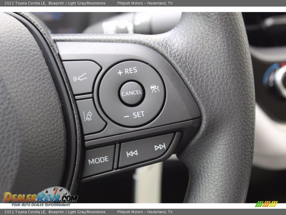2021 Toyota Corolla LE Blueprint / Light Gray/Moonstone Photo #12
