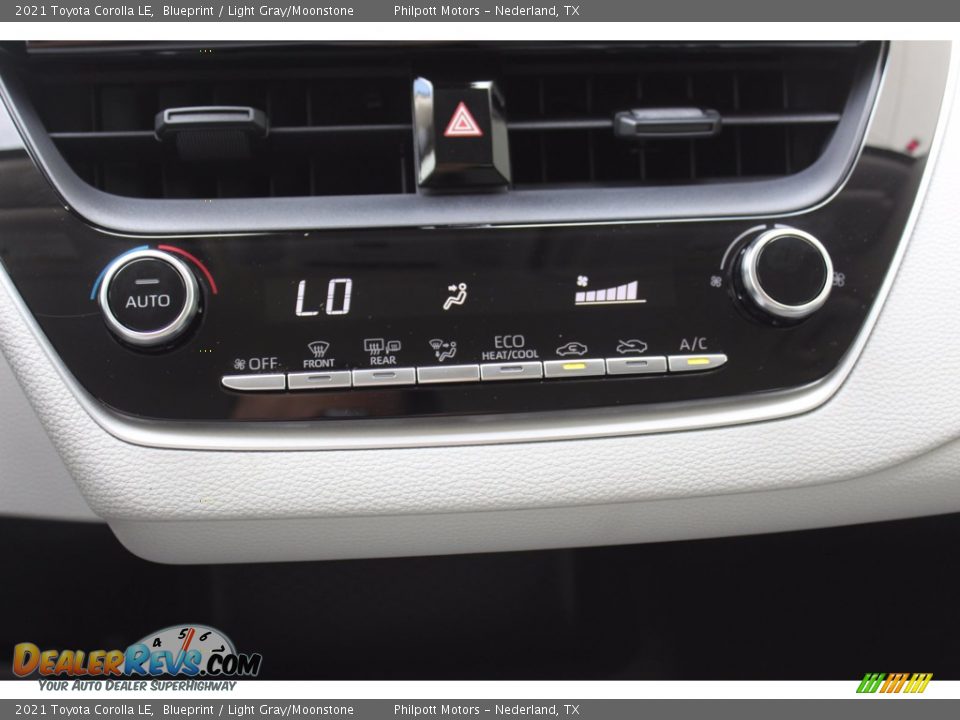 2021 Toyota Corolla LE Blueprint / Light Gray/Moonstone Photo #16