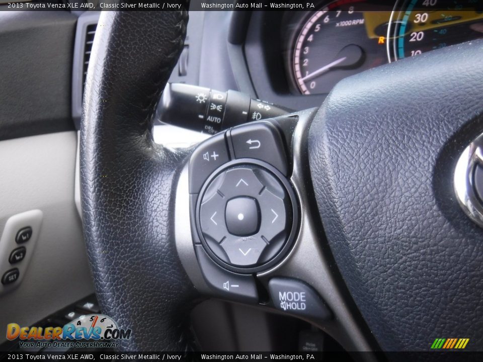 2013 Toyota Venza XLE AWD Classic Silver Metallic / Ivory Photo #7
