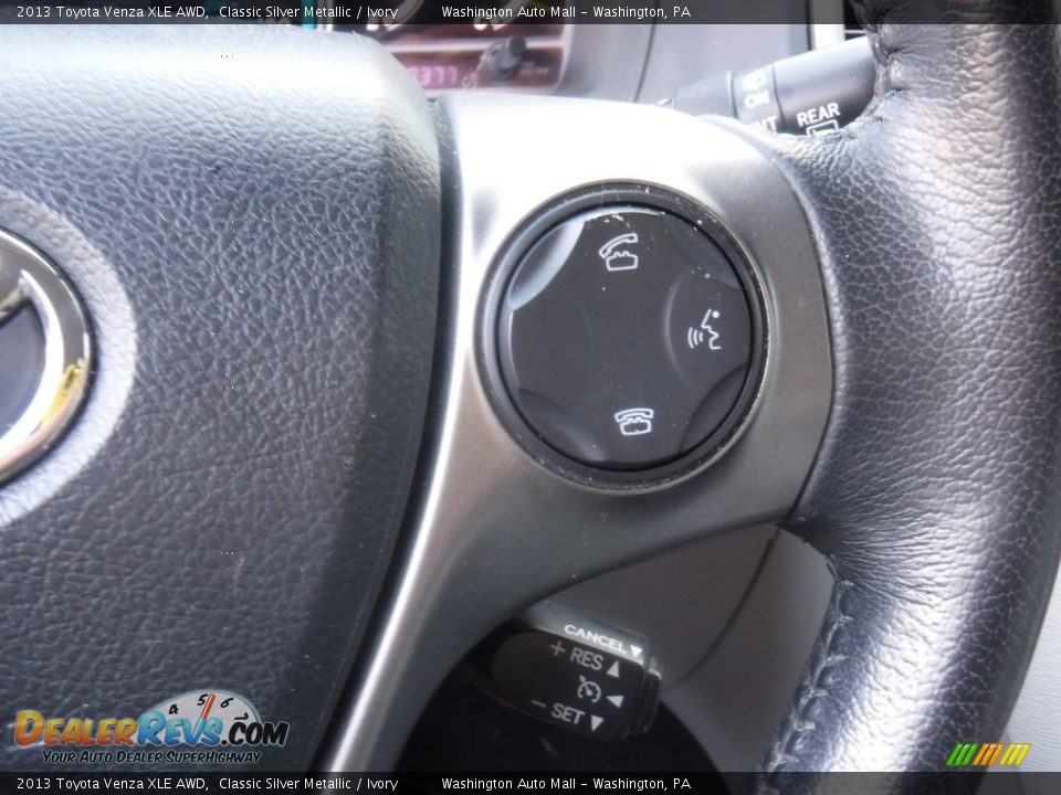 2013 Toyota Venza XLE AWD Classic Silver Metallic / Ivory Photo #8