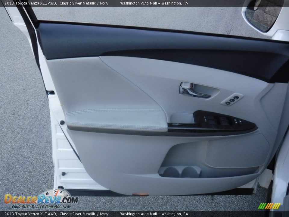 2013 Toyota Venza XLE AWD Classic Silver Metallic / Ivory Photo #18