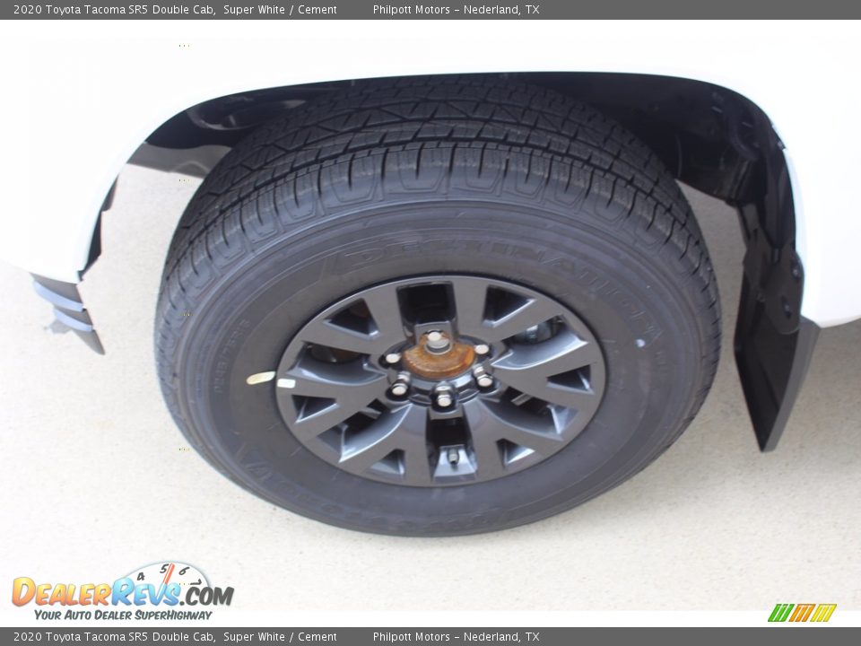 2020 Toyota Tacoma SR5 Double Cab Super White / Cement Photo #5