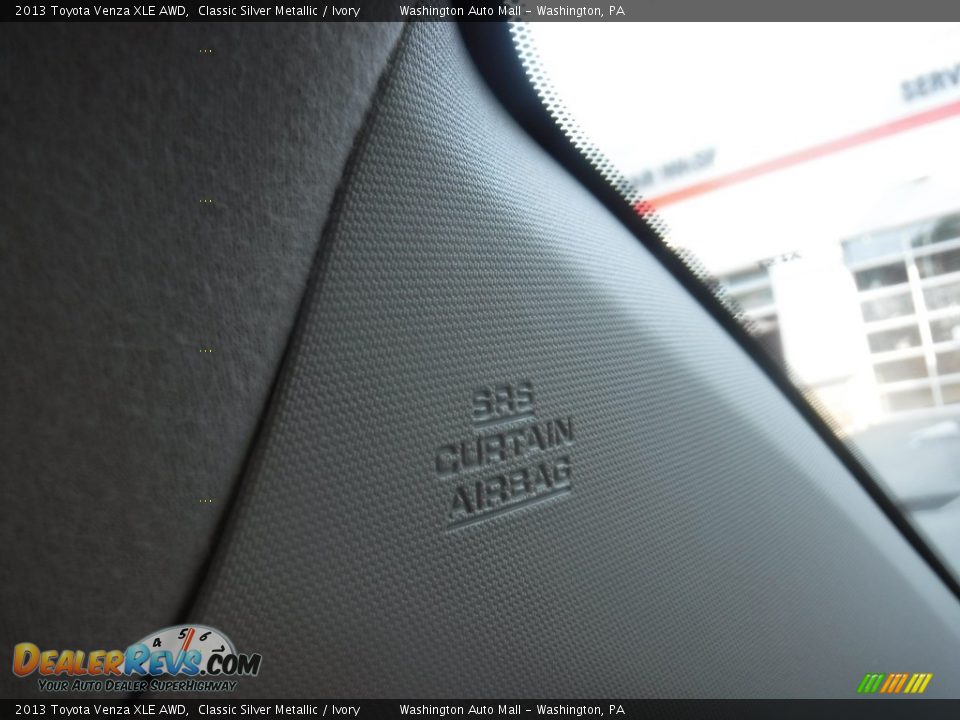 2013 Toyota Venza XLE AWD Classic Silver Metallic / Ivory Photo #23
