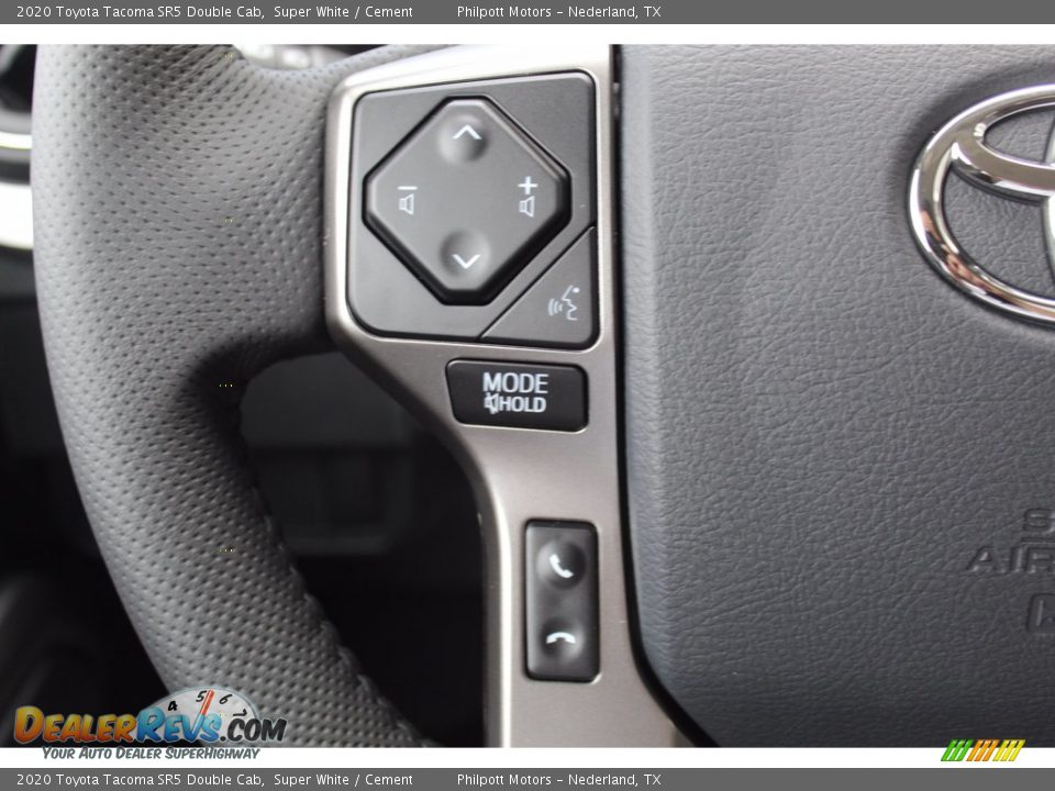 2020 Toyota Tacoma SR5 Double Cab Steering Wheel Photo #11