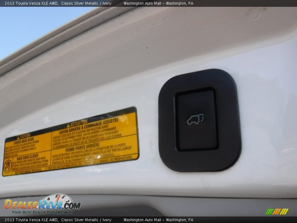 2013 Toyota Venza XLE AWD Classic Silver Metallic / Ivory Photo #27