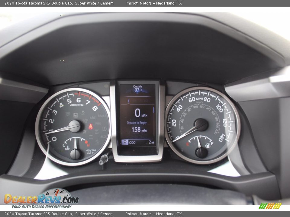 2020 Toyota Tacoma SR5 Double Cab Gauges Photo #13