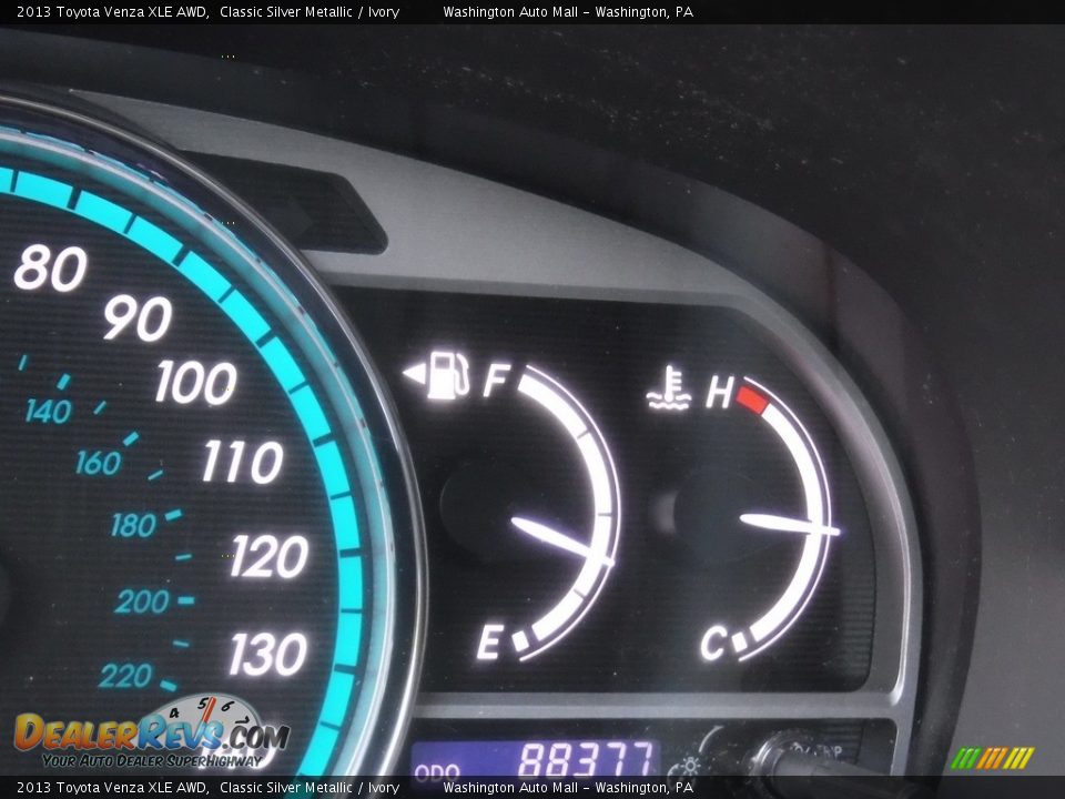 2013 Toyota Venza XLE AWD Classic Silver Metallic / Ivory Photo #30