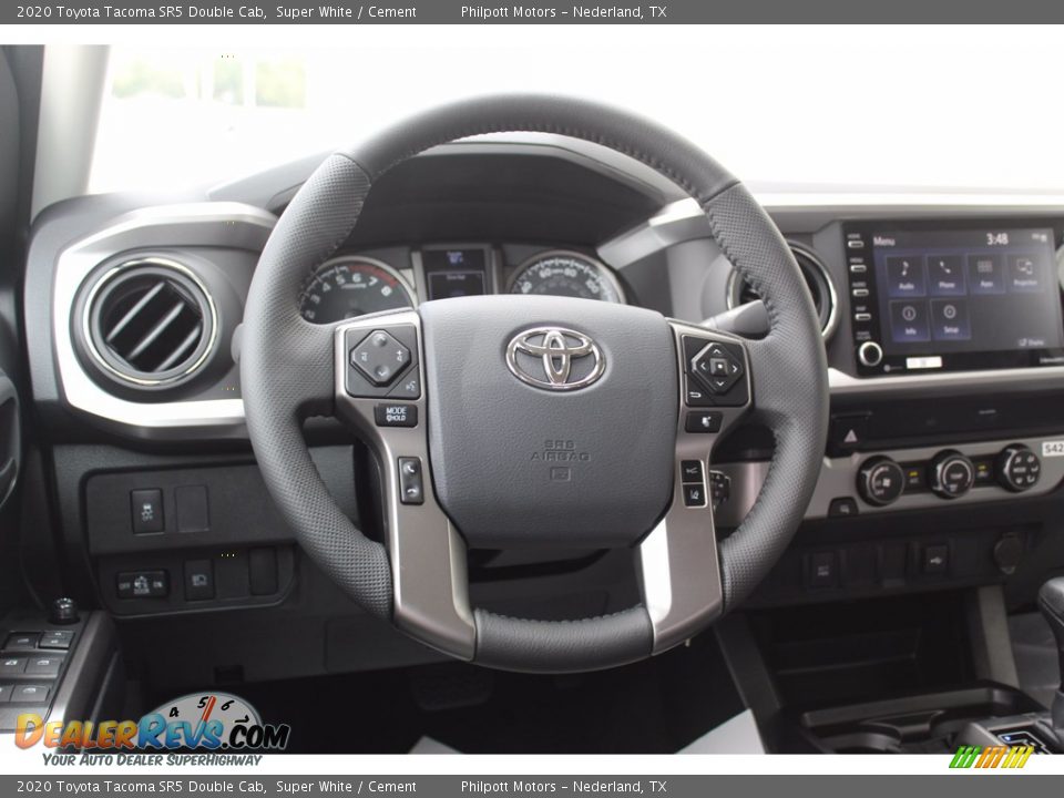 2020 Toyota Tacoma SR5 Double Cab Steering Wheel Photo #21
