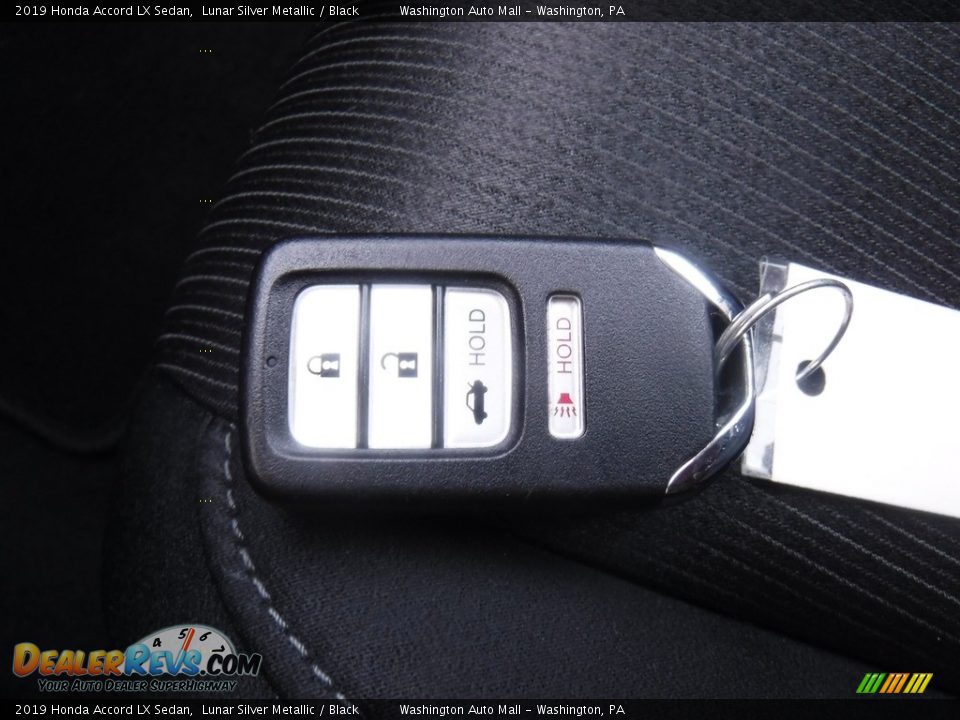 2019 Honda Accord LX Sedan Lunar Silver Metallic / Black Photo #25