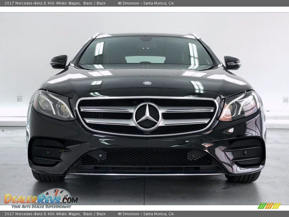 2017 Mercedes-Benz E 400 4Matic Wagon Black / Black Photo #2