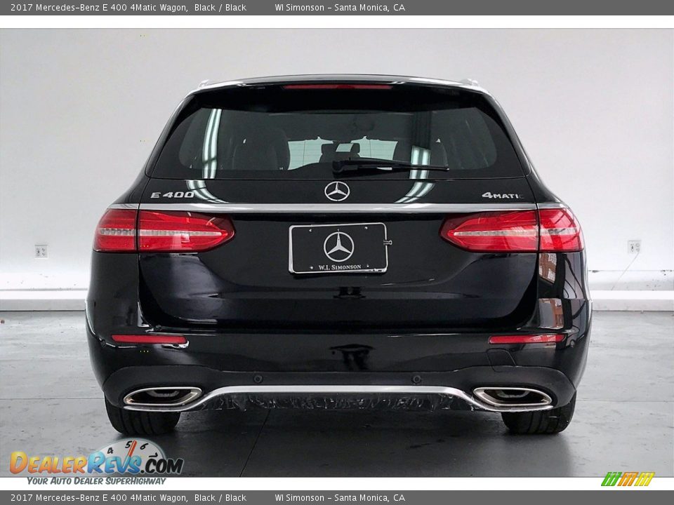 2017 Mercedes-Benz E 400 4Matic Wagon Black / Black Photo #3